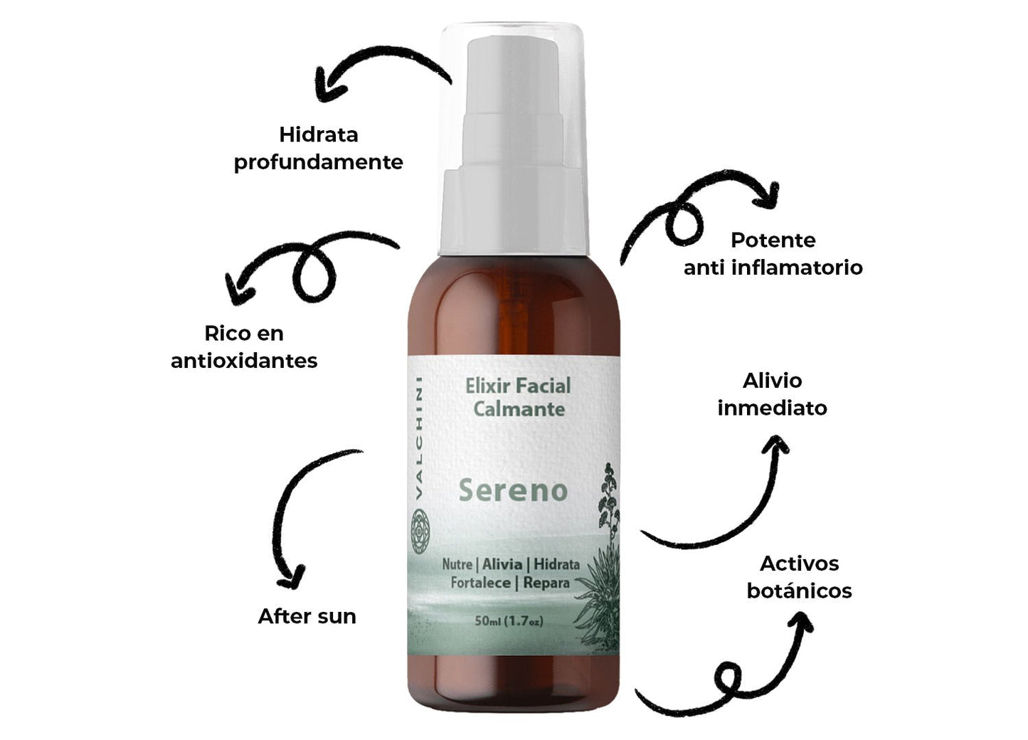 Elixir Facial Calmante: Sereno - Valchini